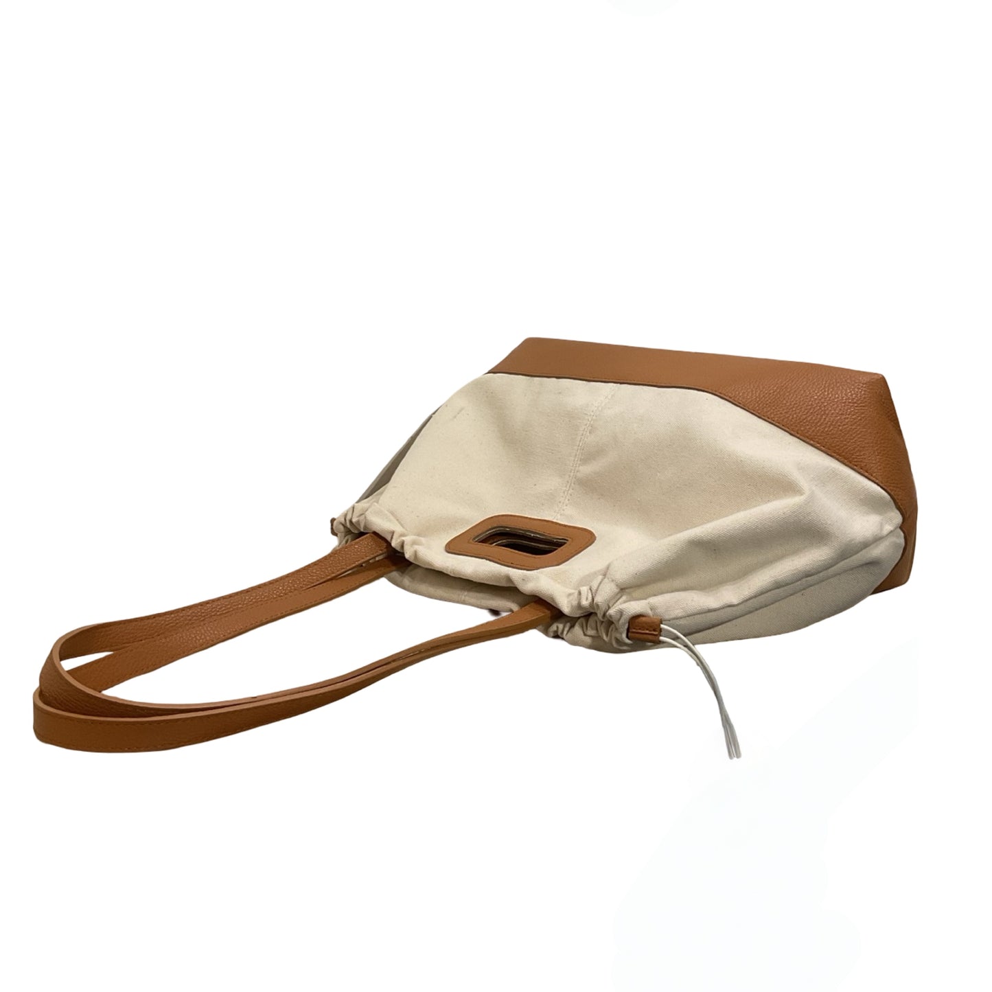 Sac Cabas Toile Garni Cuir Alma