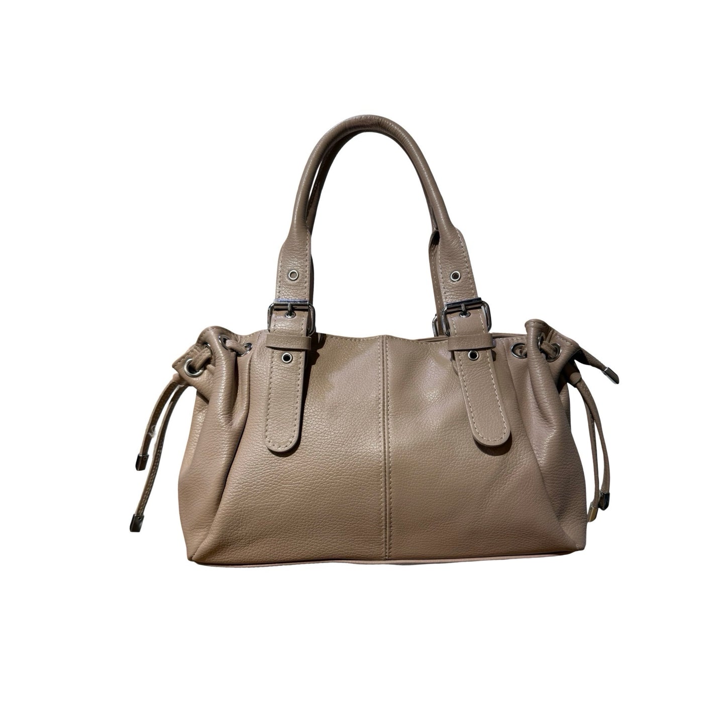 SAC CUIR VACHETTE GRAINE LACET