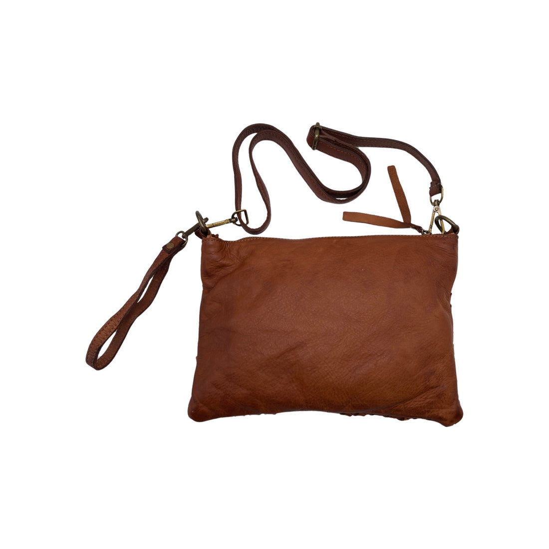SAC POCHETTE CUIR WASHED BARBARA