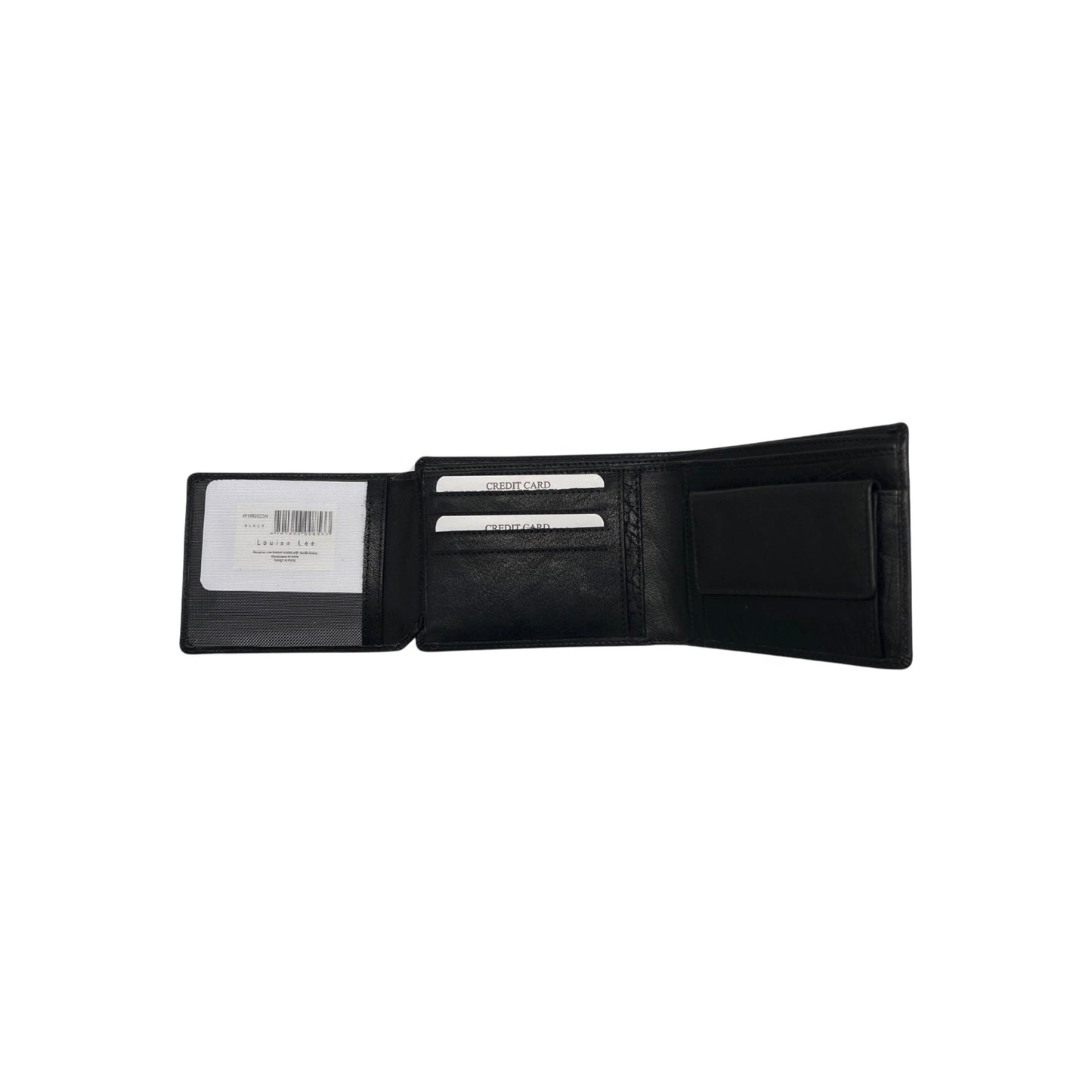 PORTE FEUILLE CUIR SAUVAGE JULES NOIR