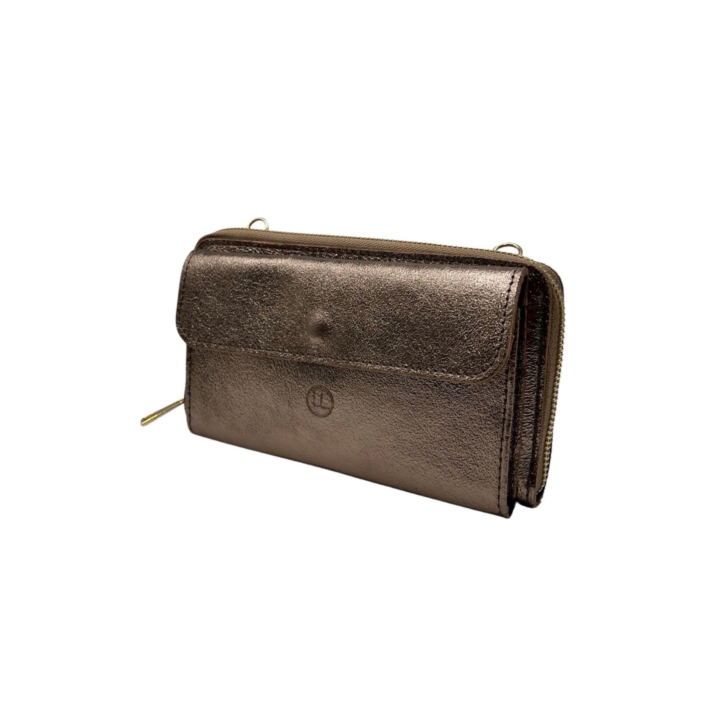 POCHETTE CUIR IRISE HORIZONTAL