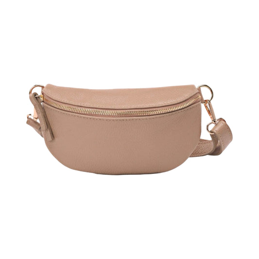Sac Banane en Cuir Grainé 22cm