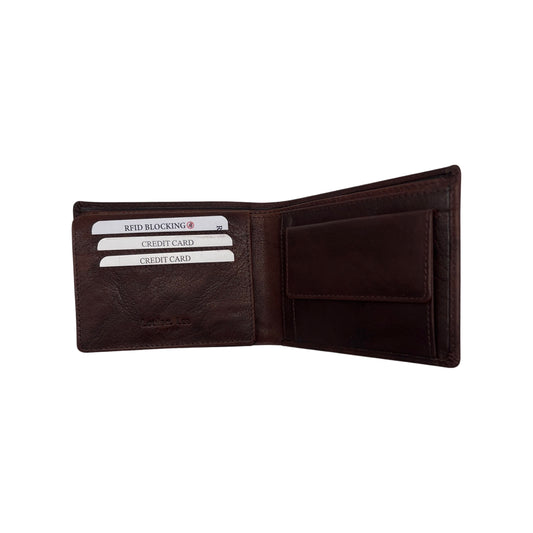 SIMON BROWN WILD LEATHER WALLET 