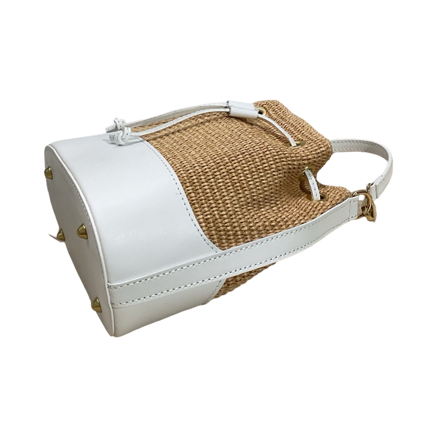 SAC A MAIN BOURSE CUIR RAPHIA GABI