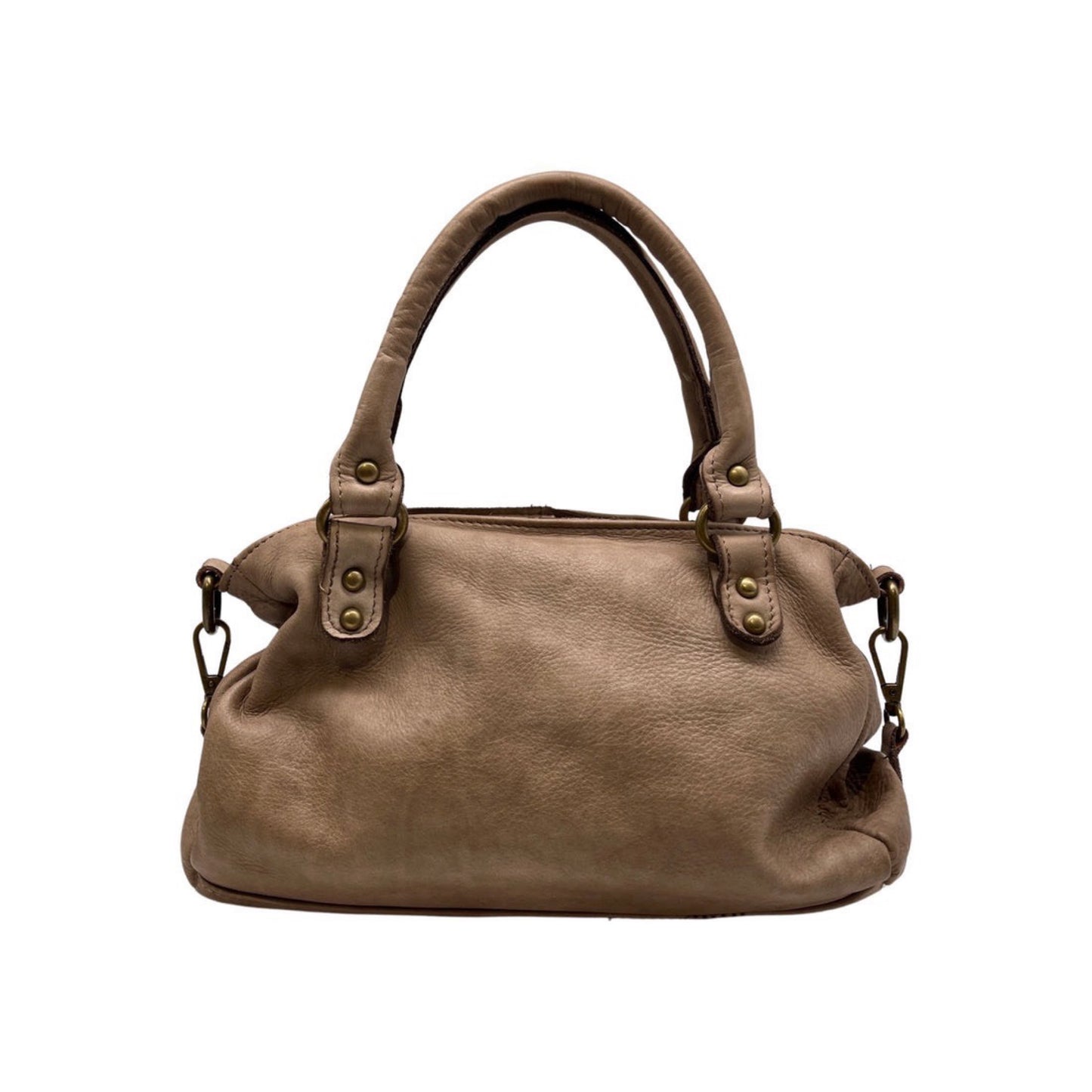 SAC EPAULE CUIR WASHED LUCIE