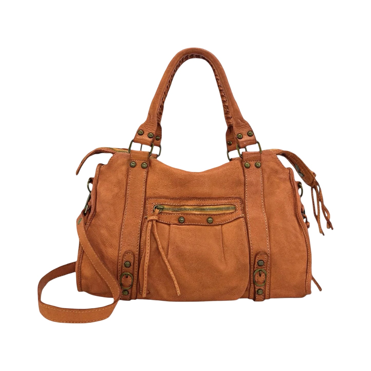 SAC CUIR VINTAGE CAPUCINE L