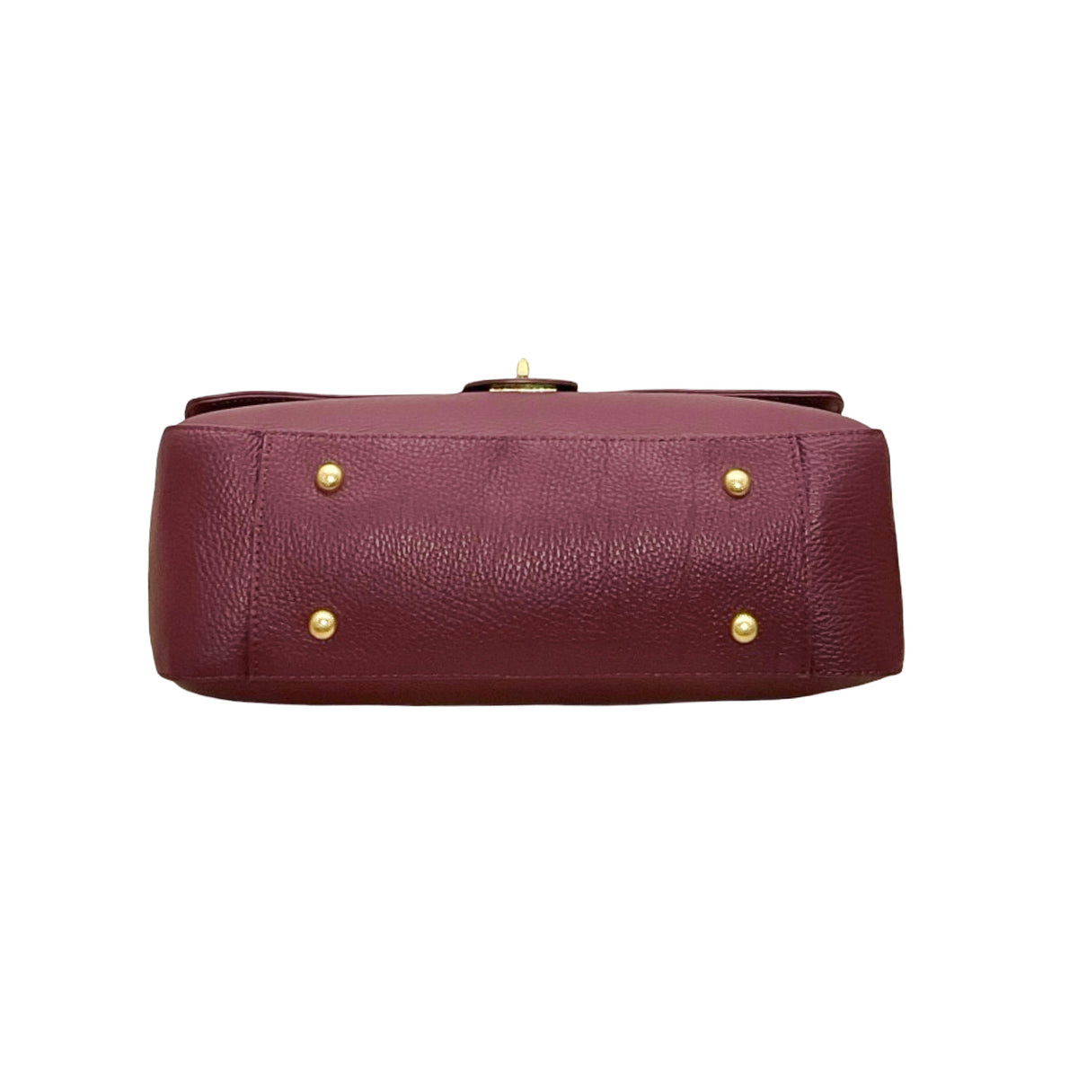 Sac Porté Épaule en Cuir Grainé Apoline