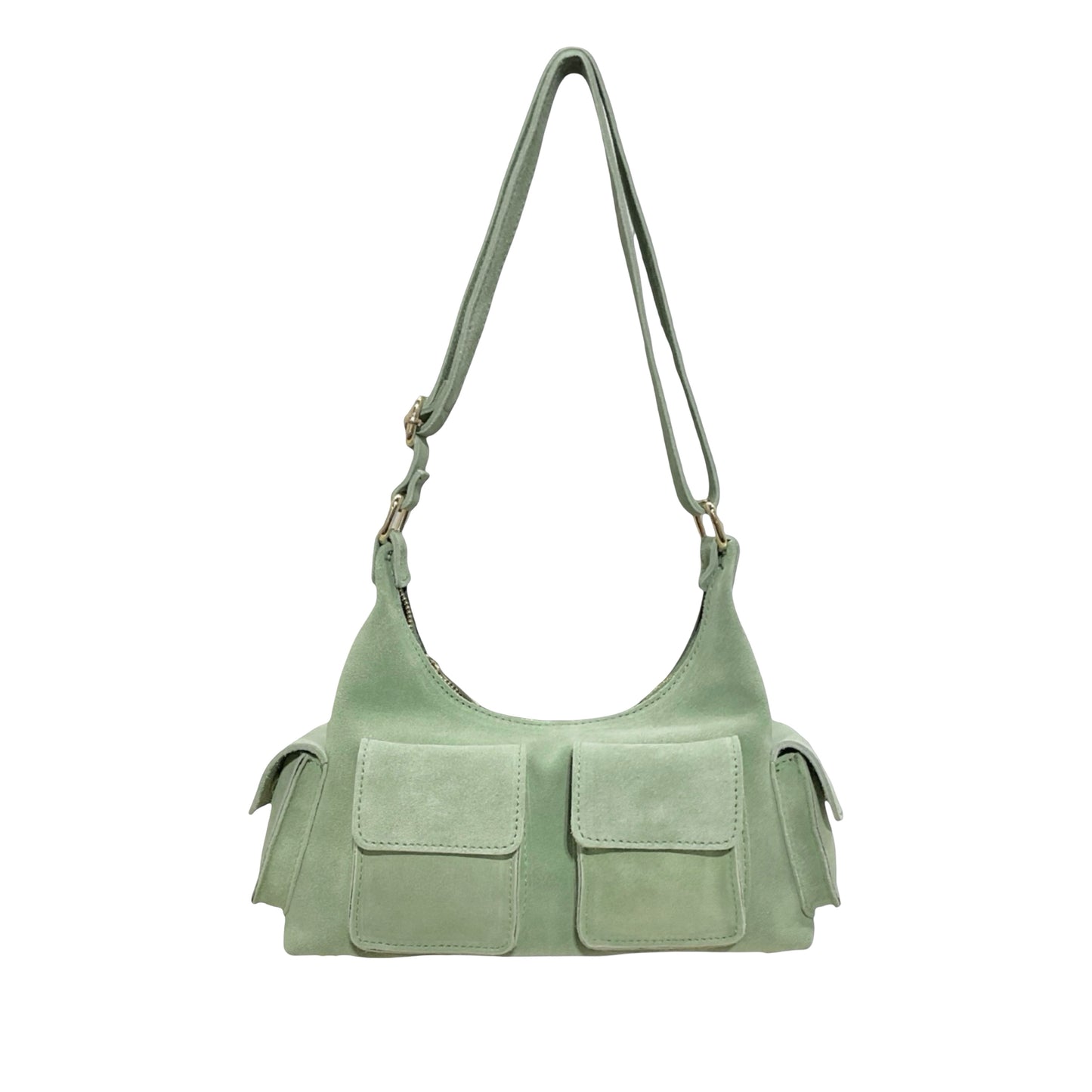Sac Multipoches Dollar Cuir Suède
