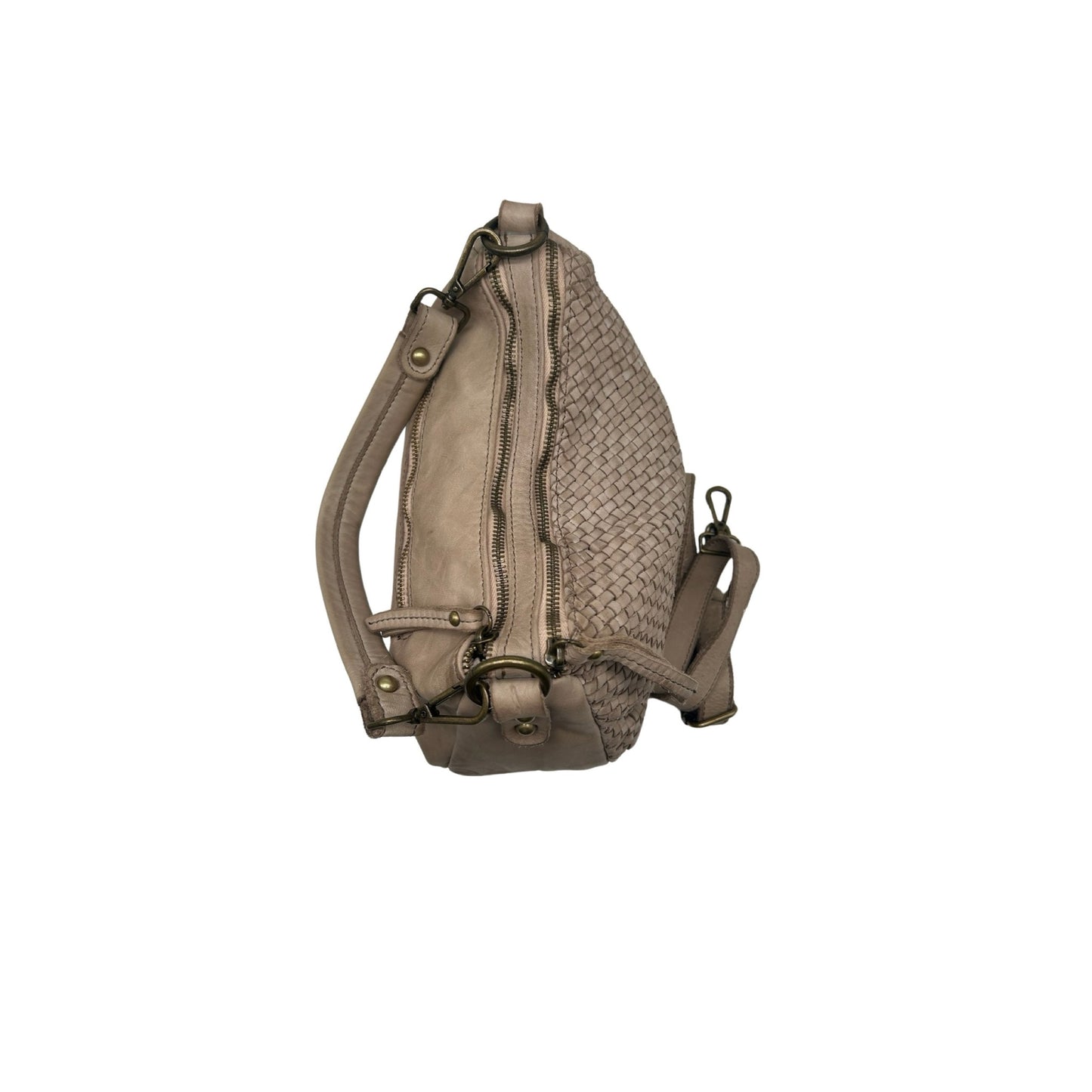 SAC EPAULE CUIR WASHED VINTAGE TERESA