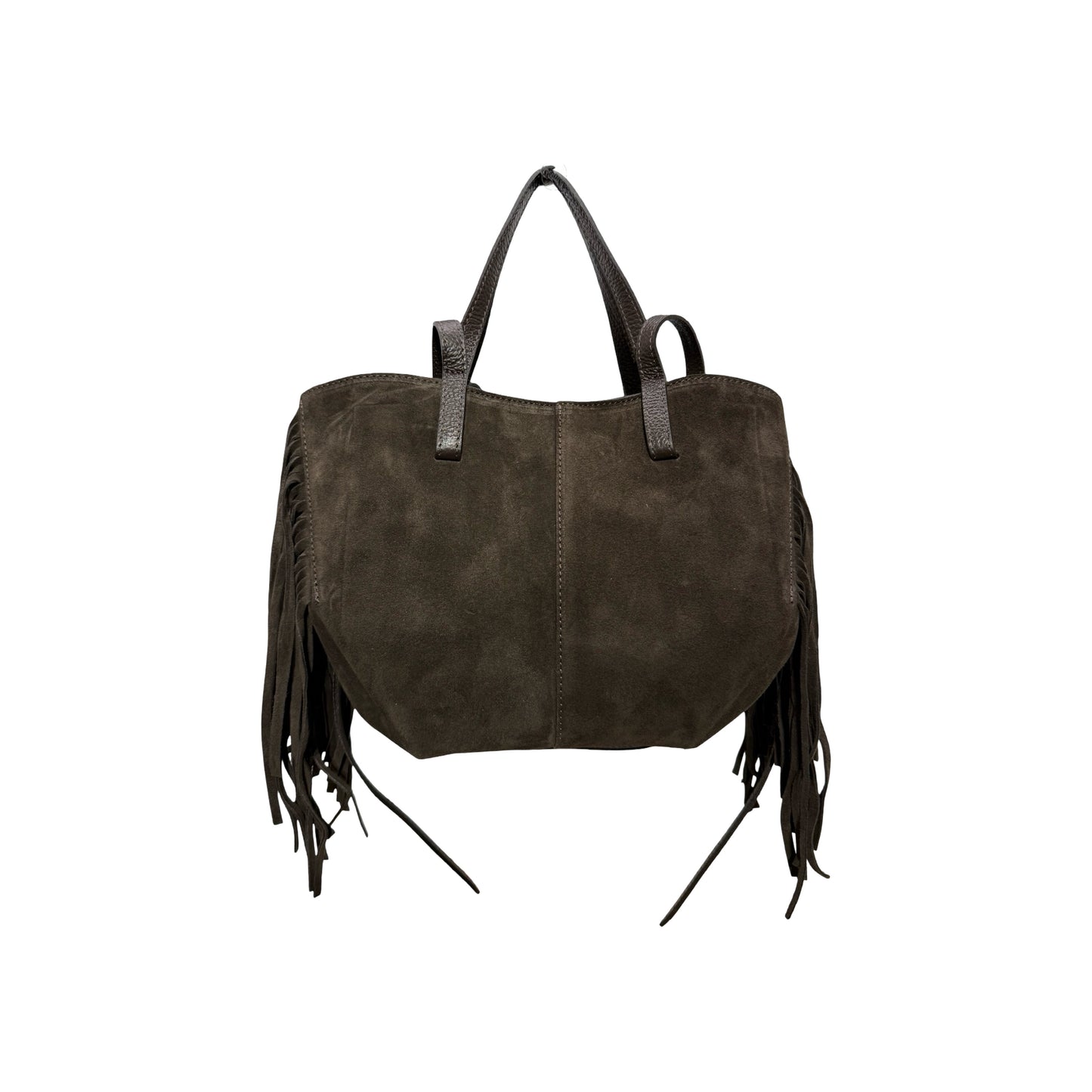 SAC CUIR SUEDE MINI SHOP FRANGE