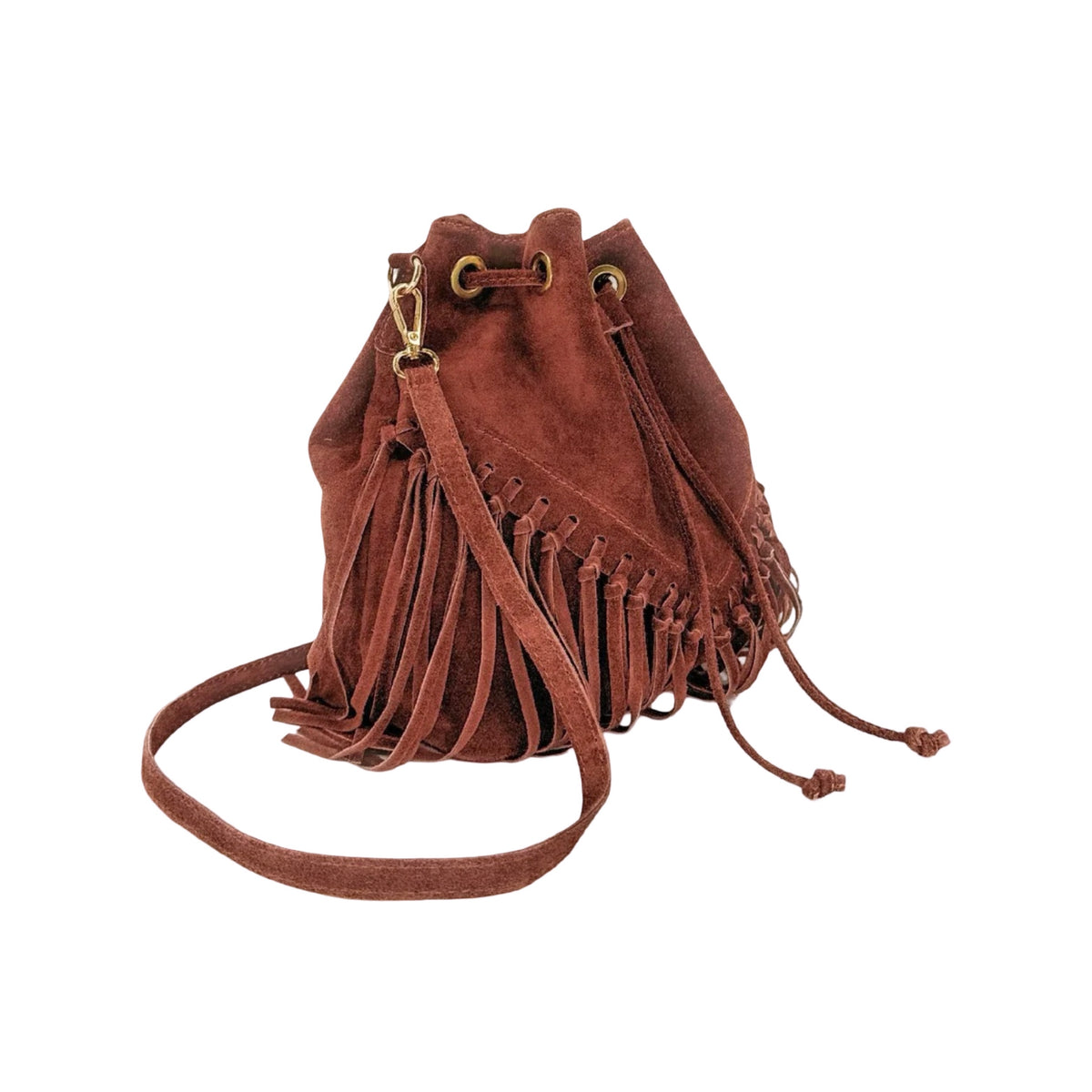 SAC SEAU CUIR SUEDE AURÉLIA