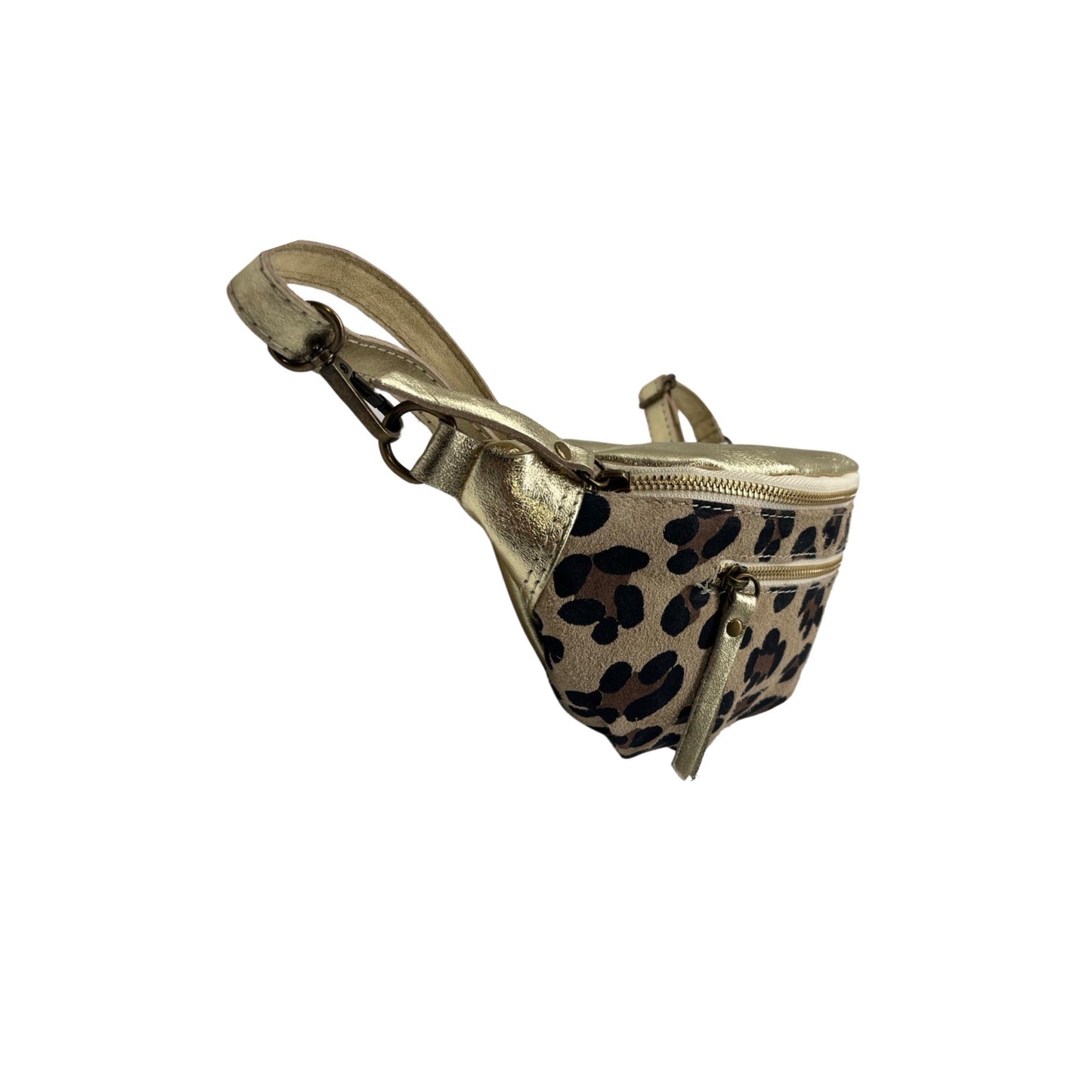 SAC BABANE CUIR LEOPARD MM