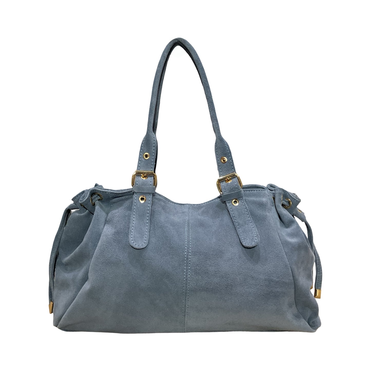SAC CUIR SUEDE "LACET" LARGE