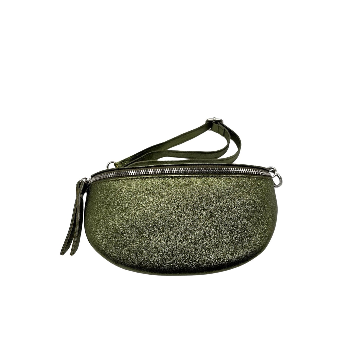 SAC BANANE CUIR IRISE PETITE 22CM