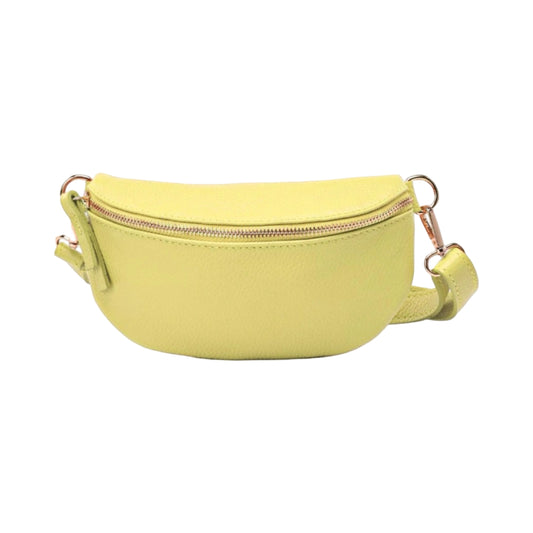 Sac Banane en Cuir Grainé 25cm