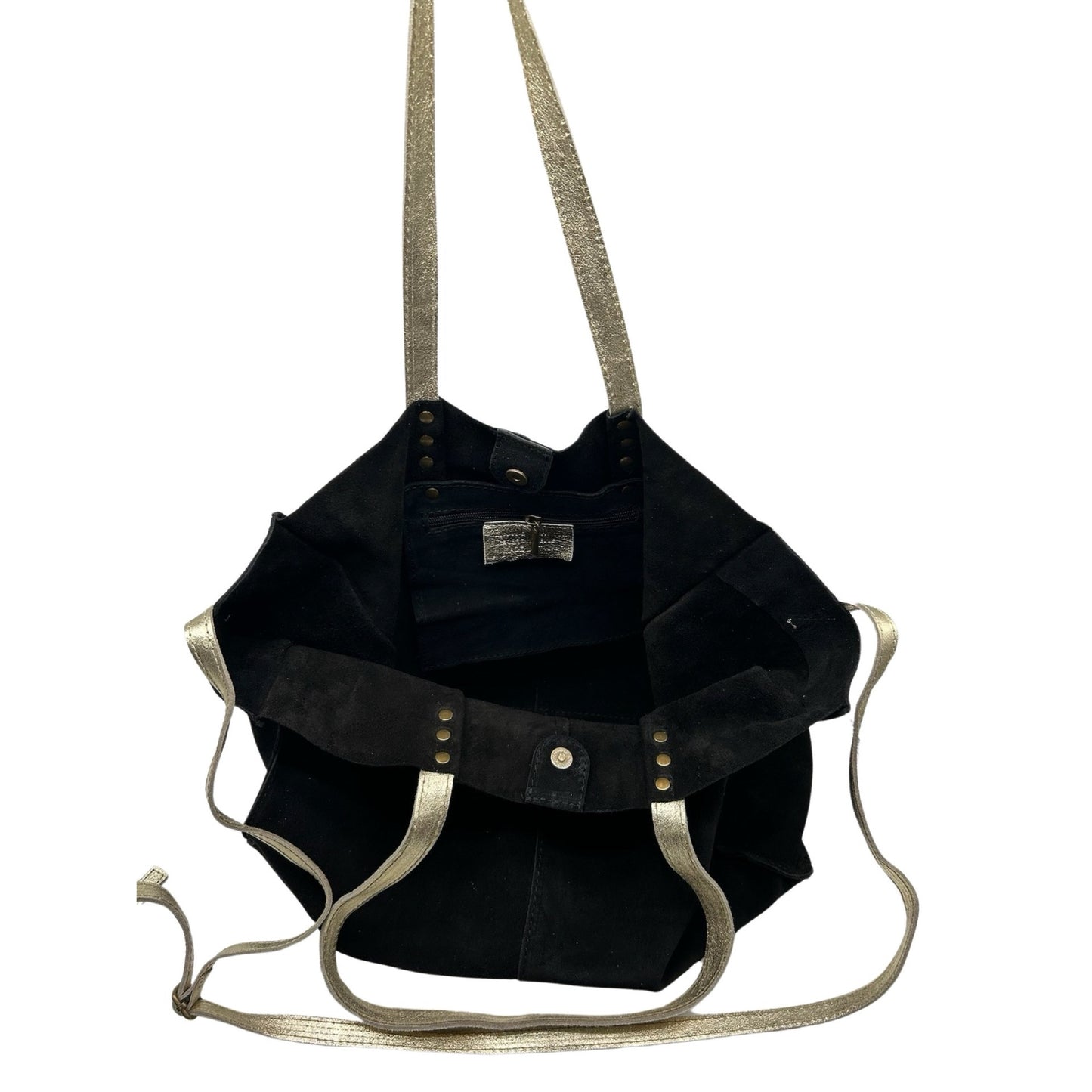 SAC CABAS CUIR SUEDE GISELA