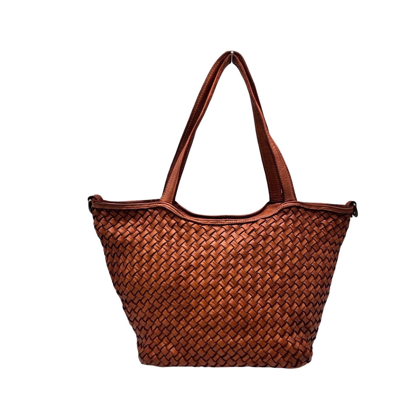 SAC SHOPPING CUIR WASHED PAMELA