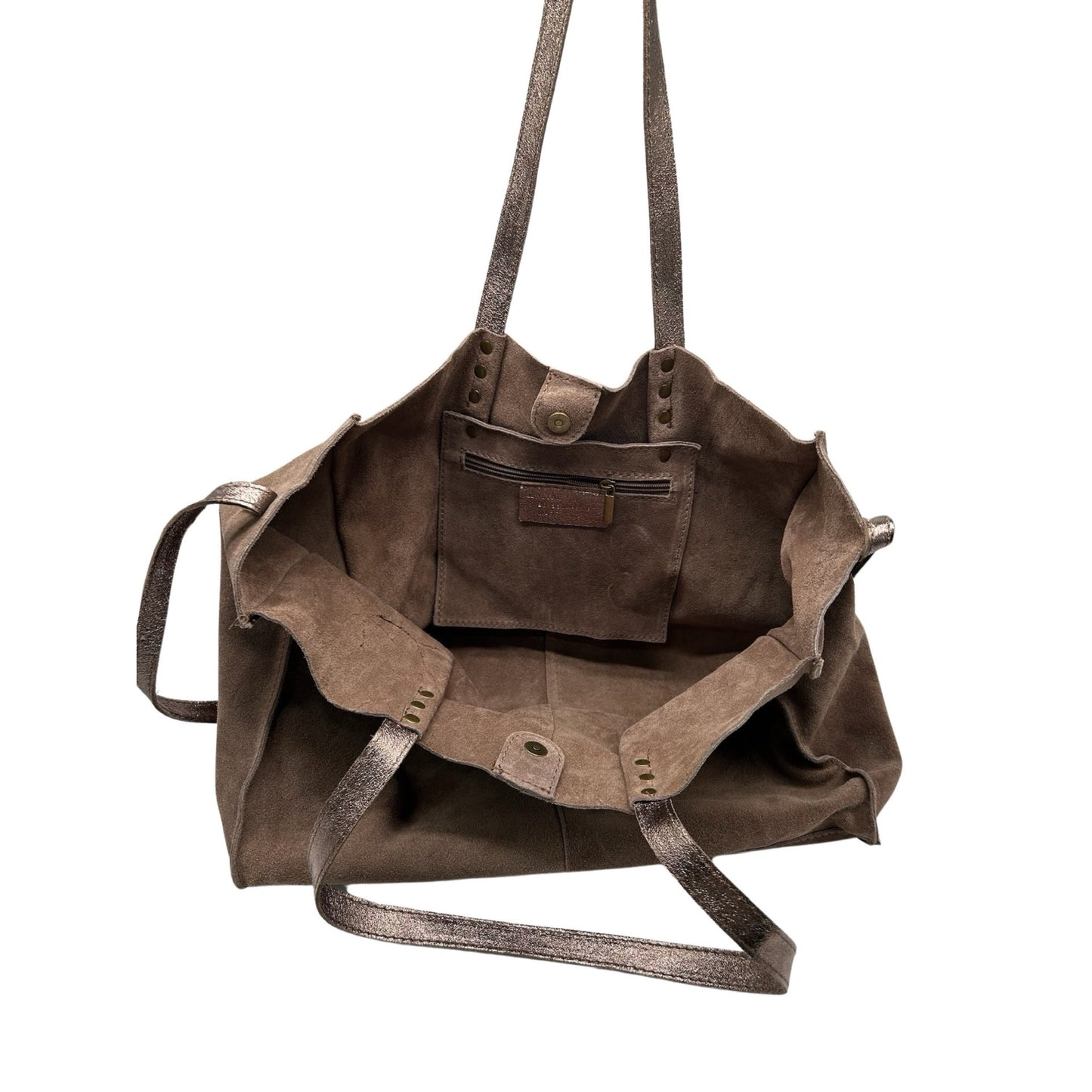 SAC CABAS CUIR SUEDE GISELA