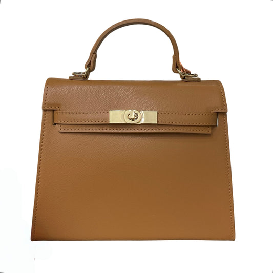 SAC MAIN CUIR VACHETTE STELLA