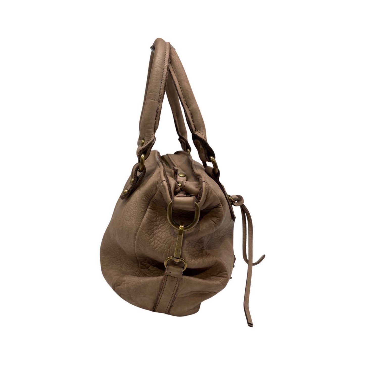 SAC EPAULE CUIR WASHED LUCIE