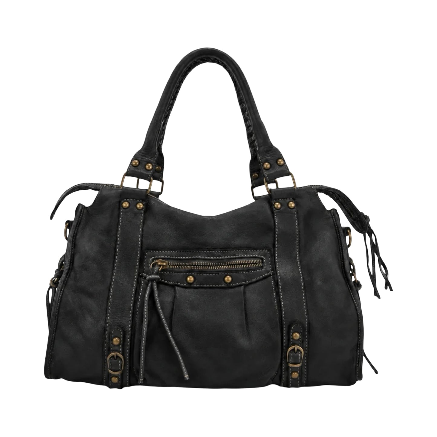 SAC CUIR VINTAGE CAPUCINE L