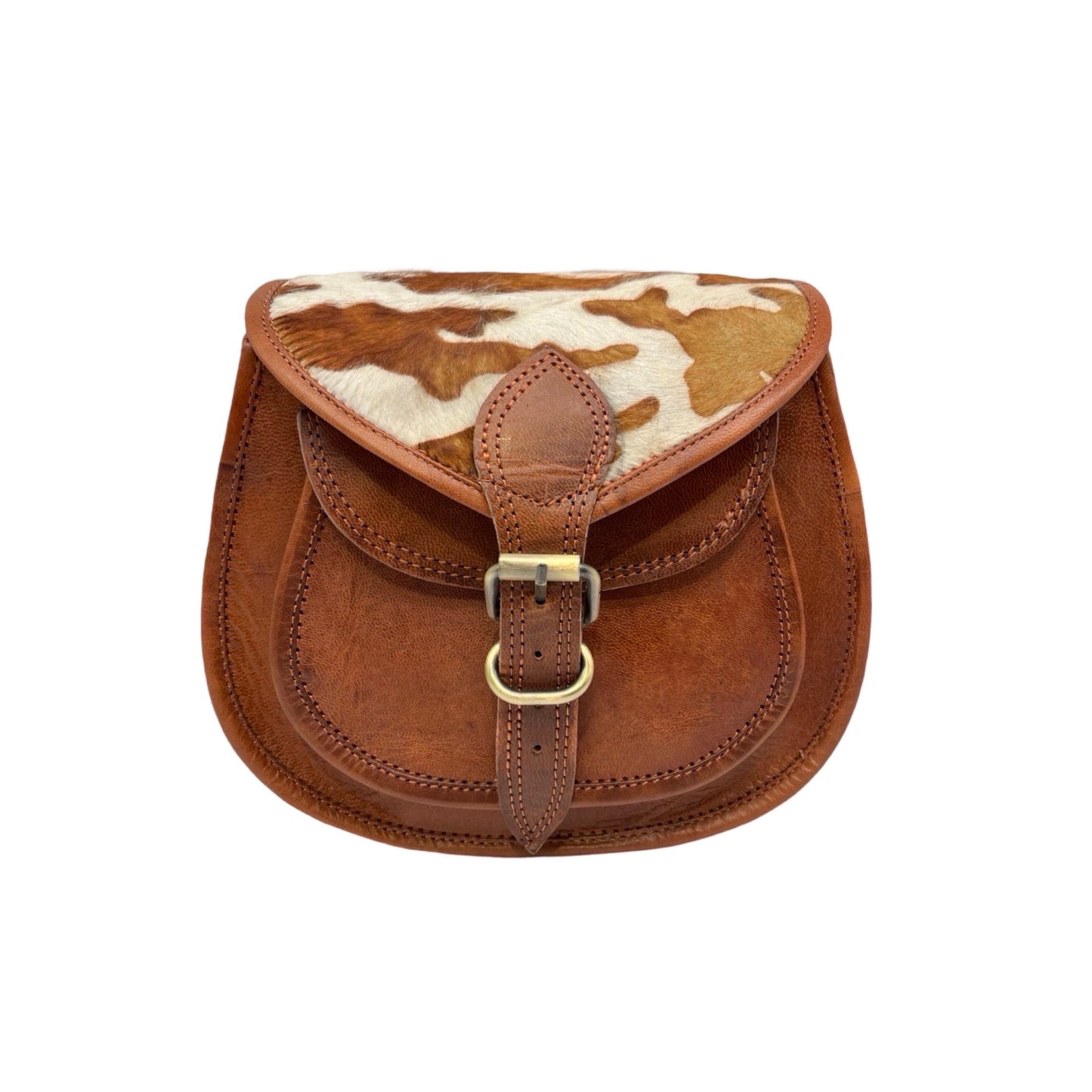 SAC BANDOULIERE CUIR LAITITIA FINITION VACHE