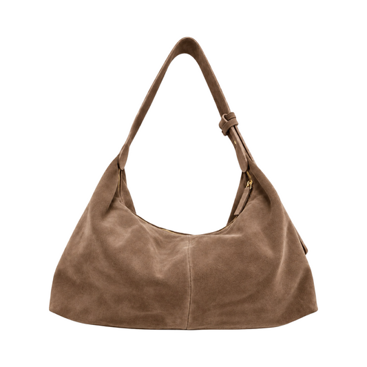 Sac porté épaule en cuir Suède Sienna