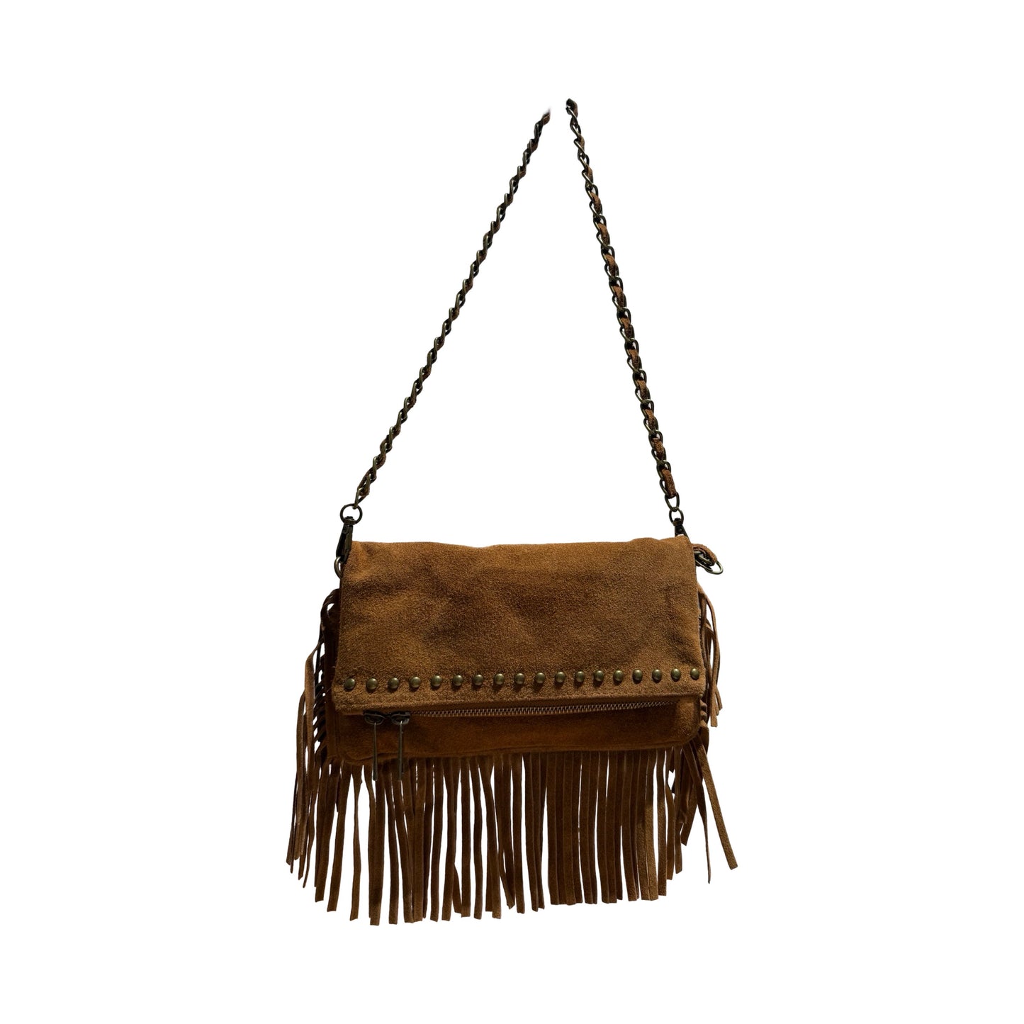 POCHETTE CUIR SUEDE MEDIUM