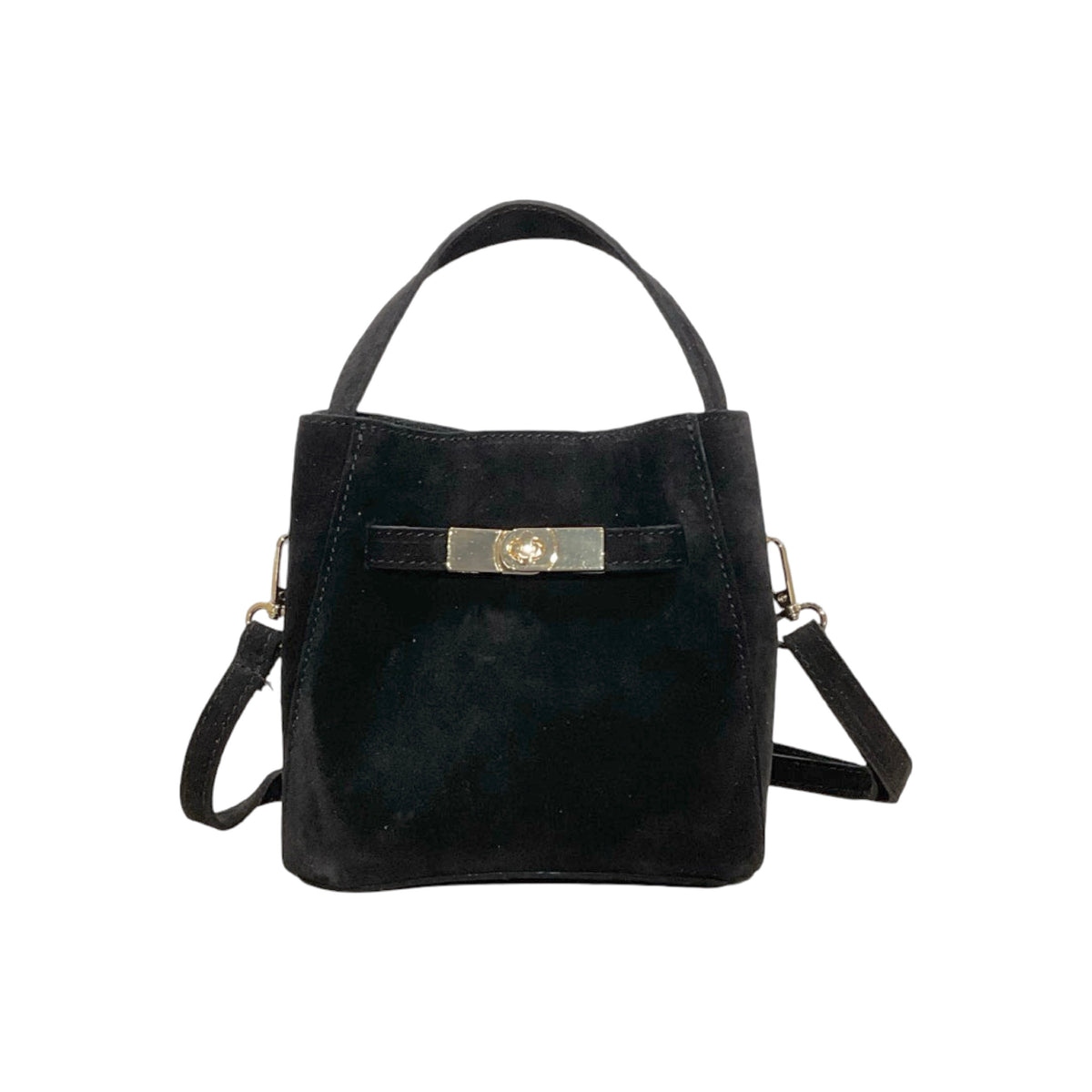 Sac Seau en Cuir Suède Mélodie