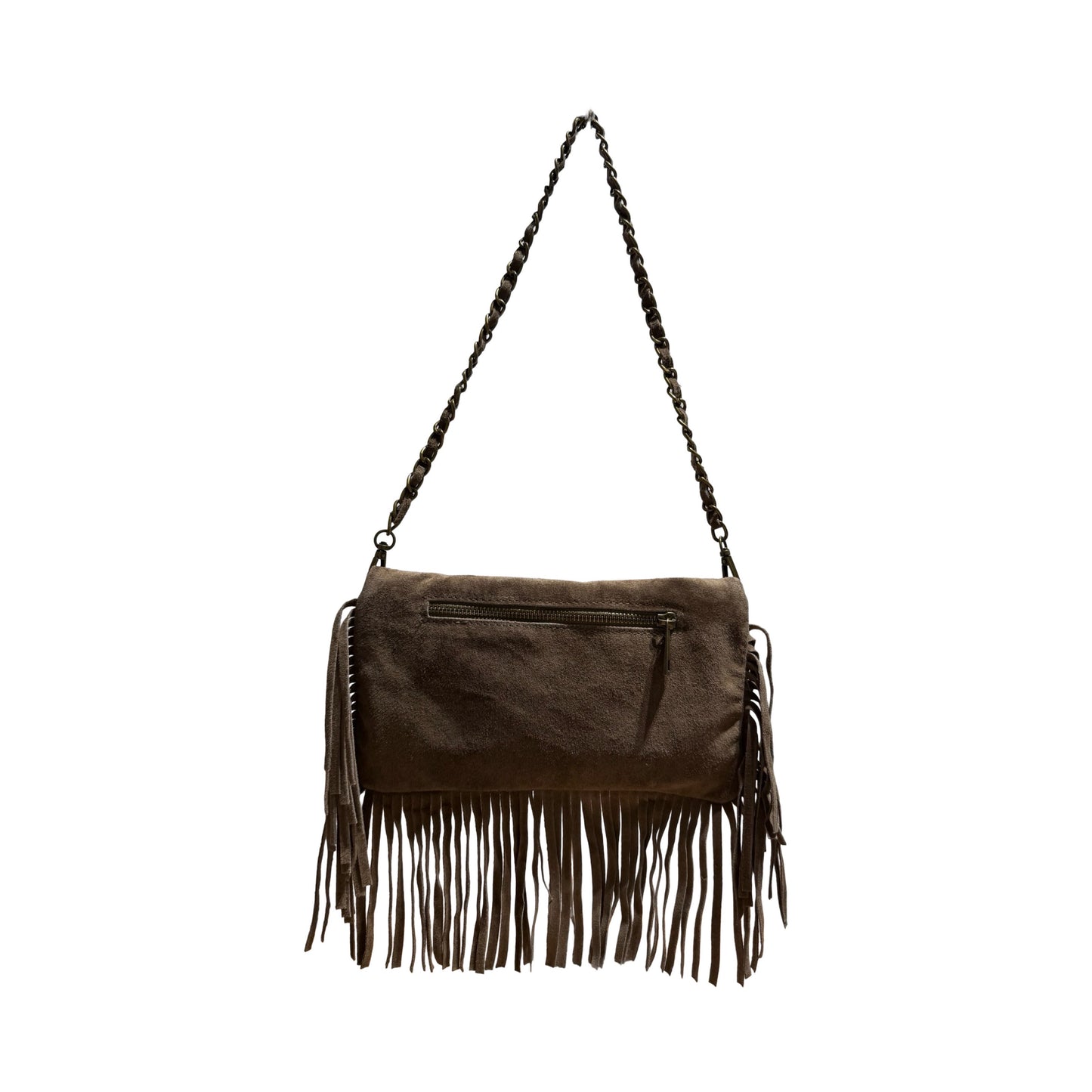 POCHETTE CUIR SUEDE MEDIUM