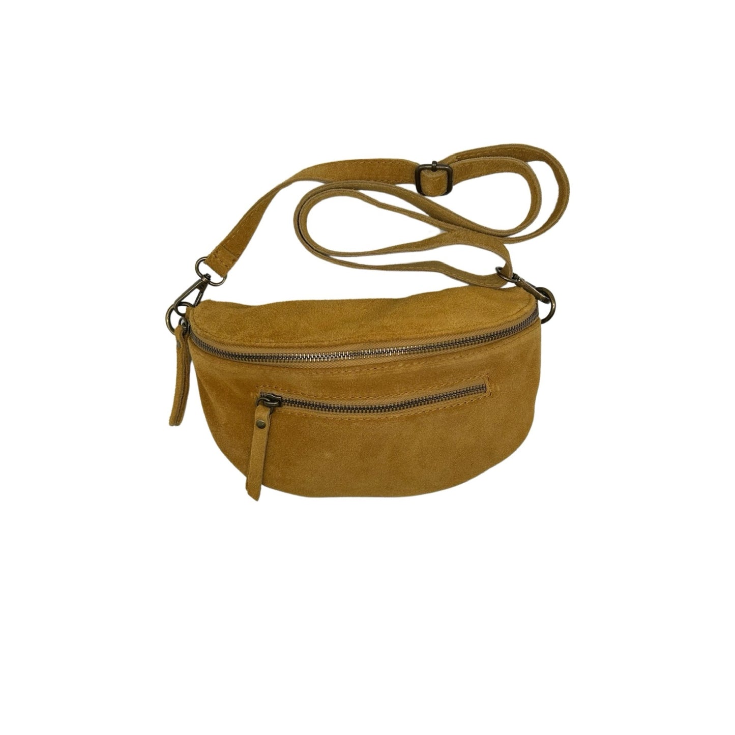 SAC BANANE CUIR SUEDE DELPHINE