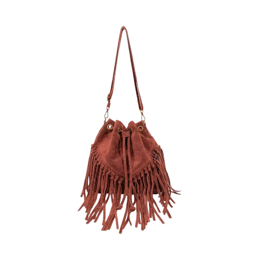 SAC SEAU CUIR SUEDE AURÉLIA