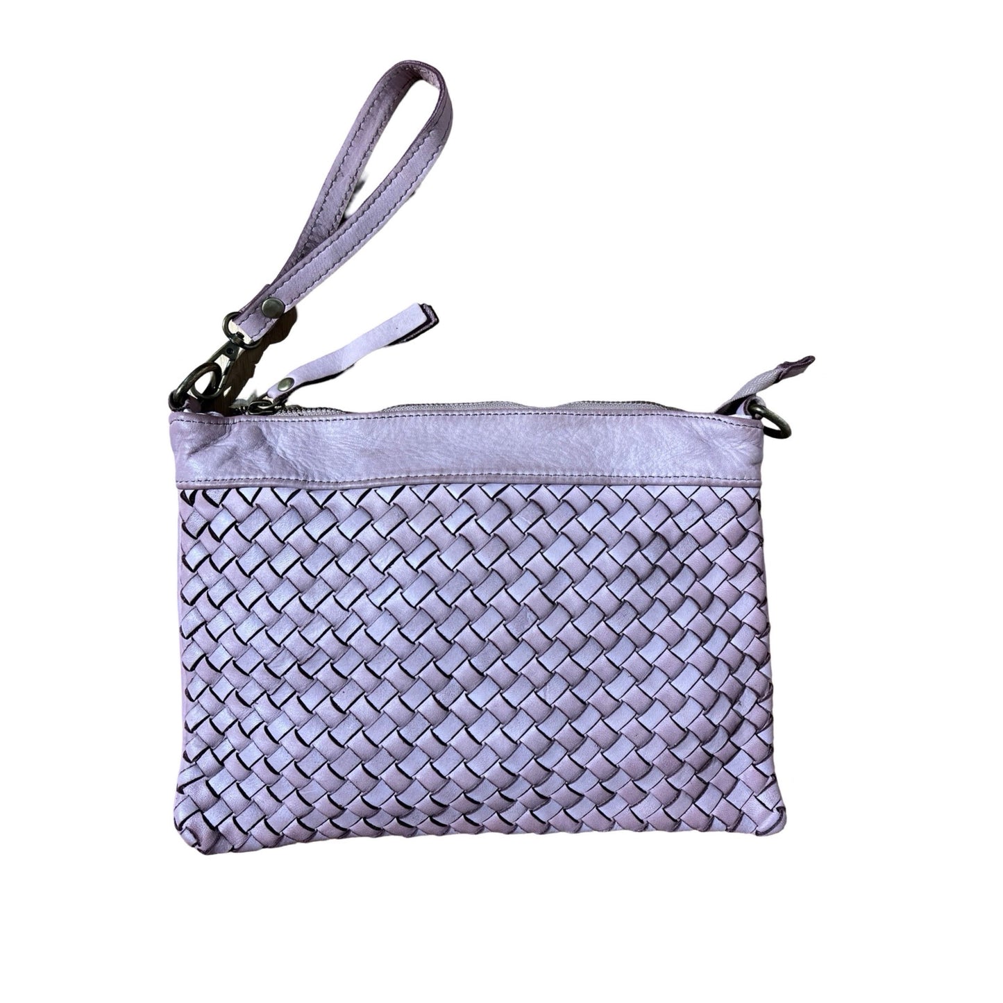 SAC POCHETTE CUIR WASHED BARBARA