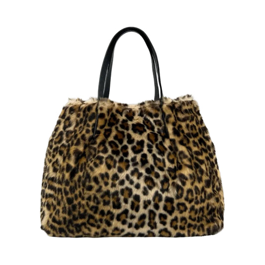 SAC FOURURE GARNI CUIR