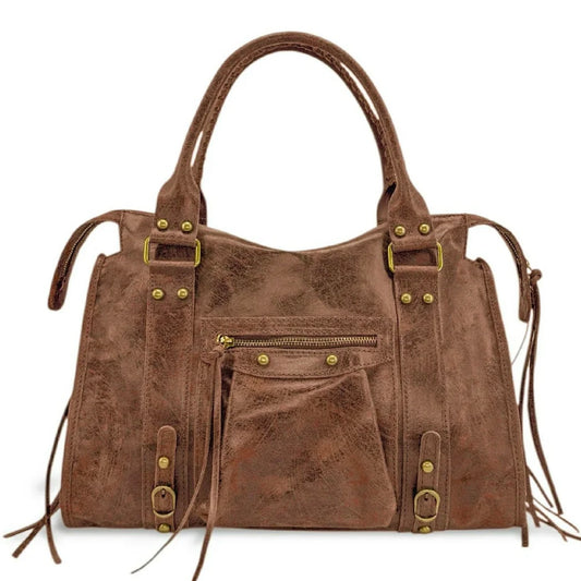 SAC CUIR MATE CAPUCINE L