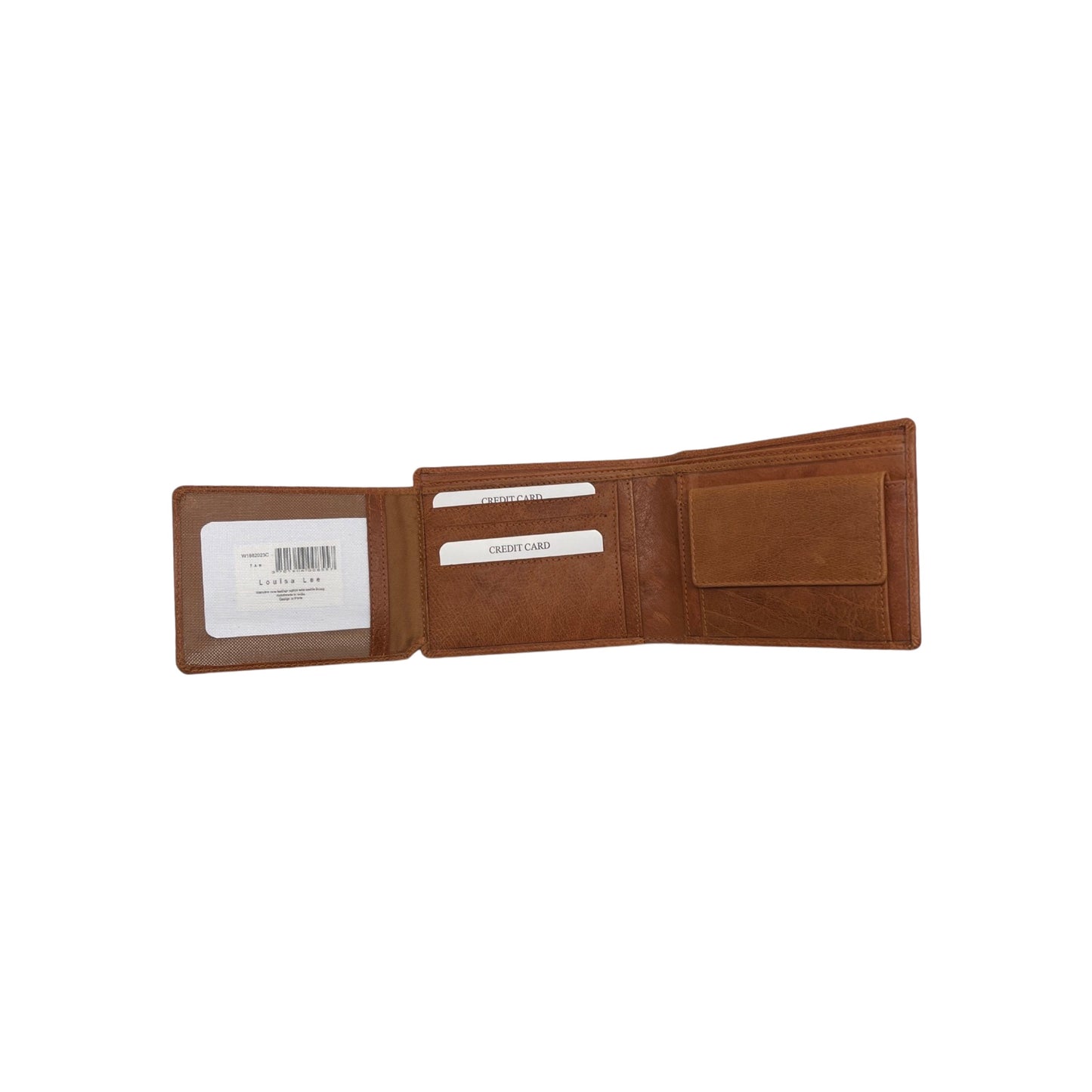 PORTE FEUILLE CUIR SAUVAGE JULES CAMEL