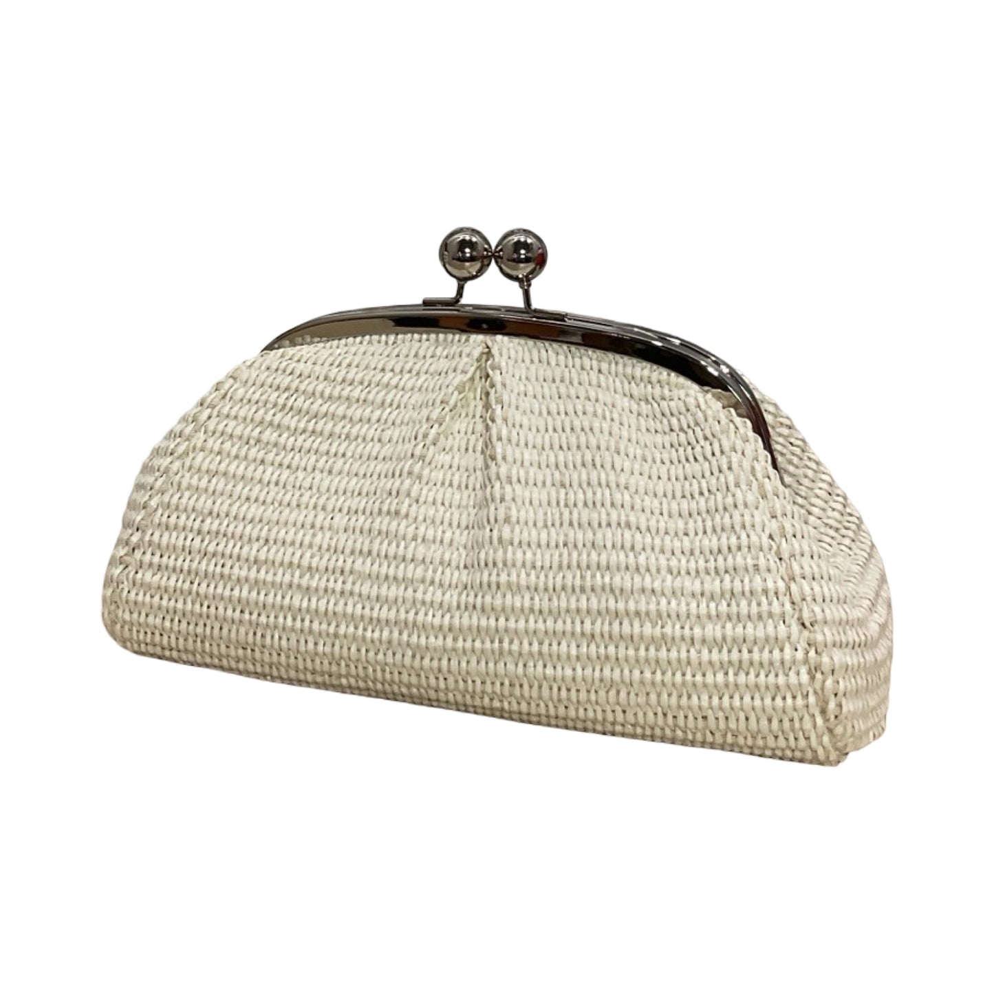 SAC CUIR RAPHIA FERMOIR MELORO