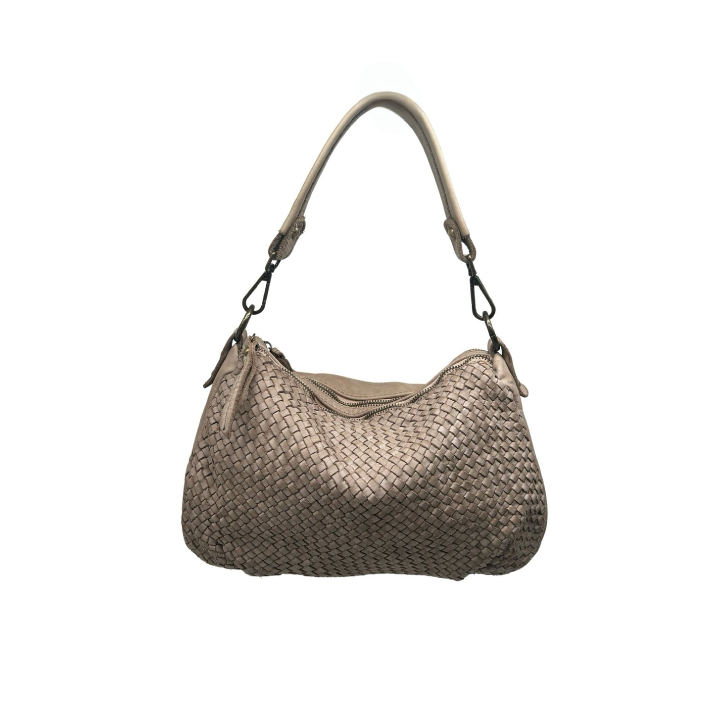 SAC EPAULE CUIR WASHED VINTAGE TERESA