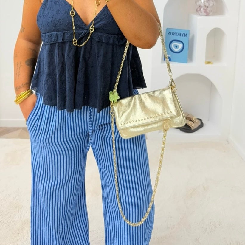 POCHETTE CUIR IRISE SMALL