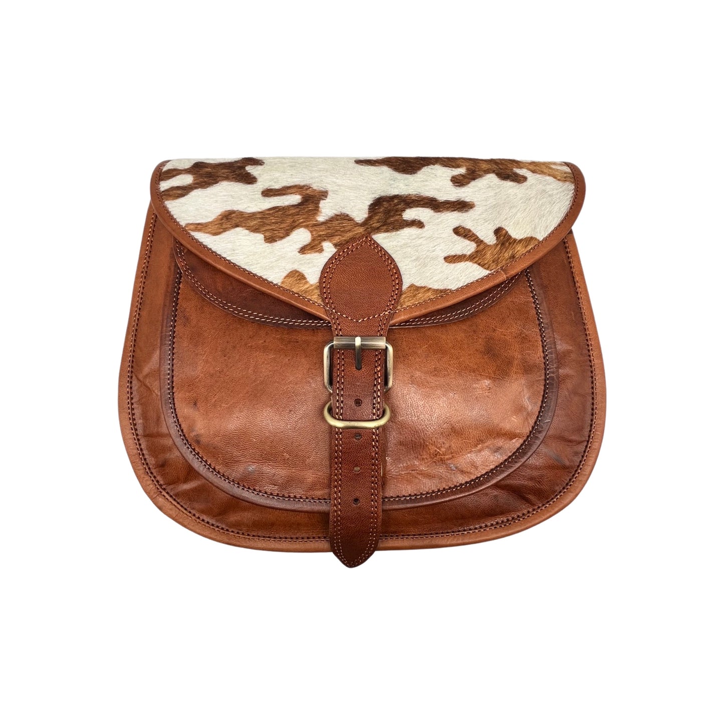 SAC BANDOULIERE CUIR  PRIYA FINITION VACHE