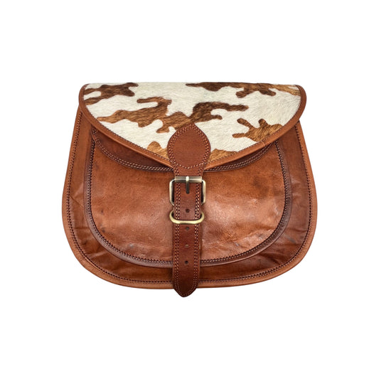 PRIYA LEATHER CROSSBODY BAG IN COW FINISH 