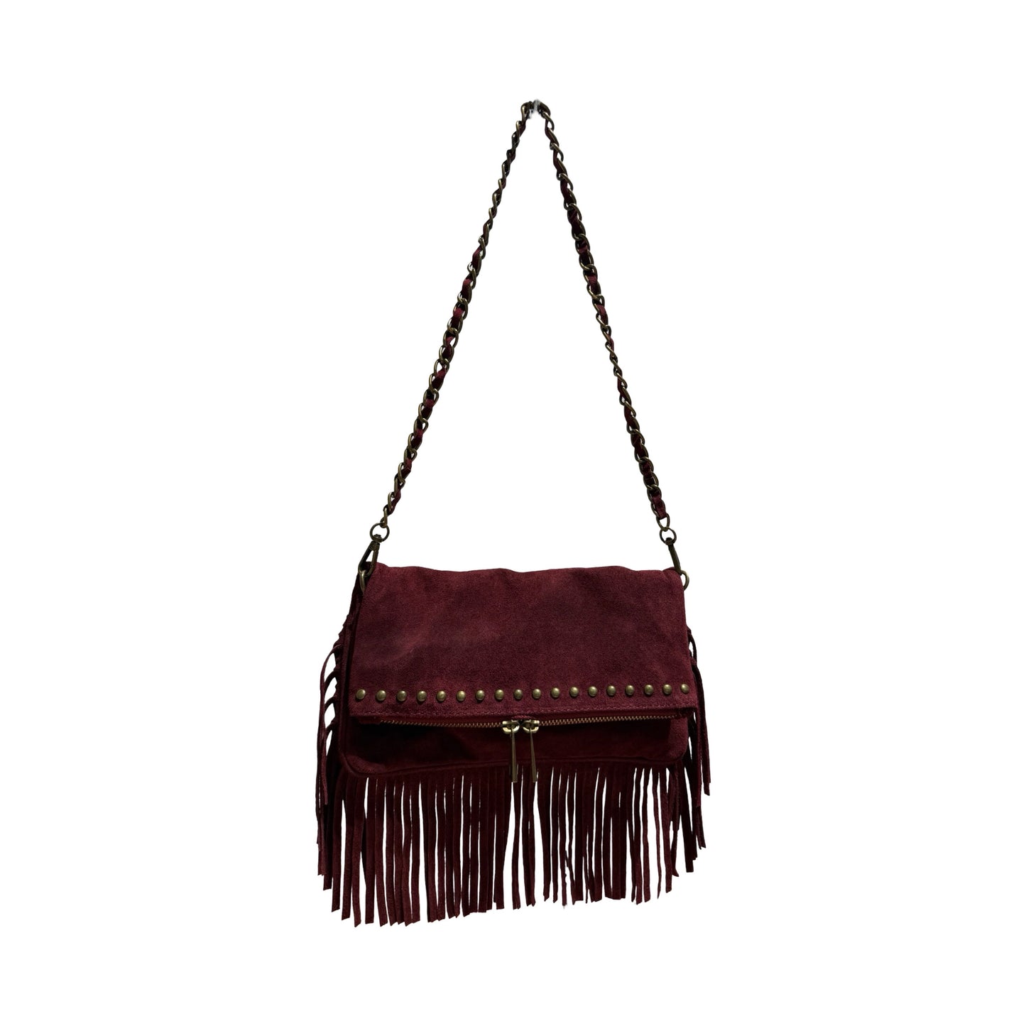 POCHETTE CUIR SUEDE MEDIUM