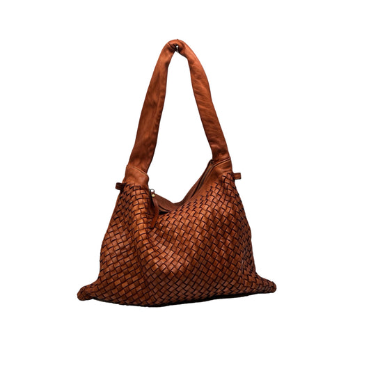 SAC PEPAULE CUIR VINTAGE JUANA