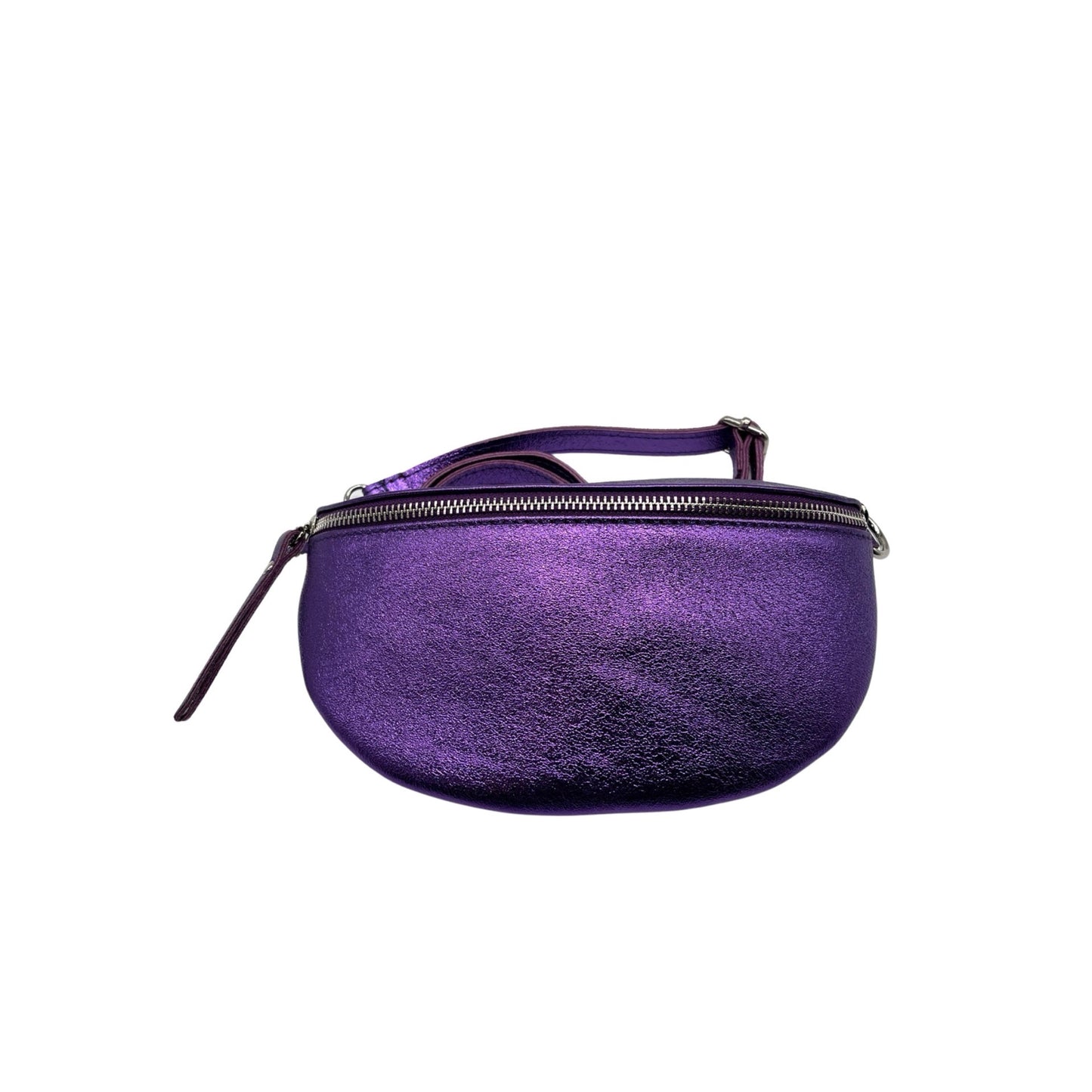 SAC BANANE CUIR IRISE PETITE 22CM