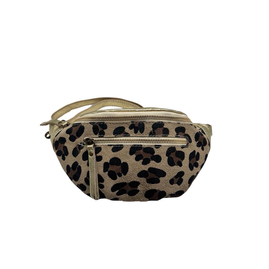 SAC BABANE CUIR LEOPARD MM