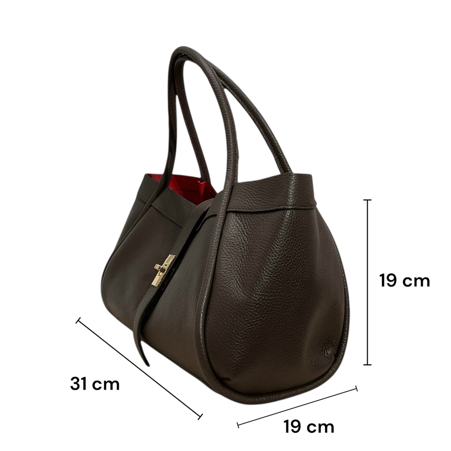 SAC CUIR GRAINE MINI HUGO