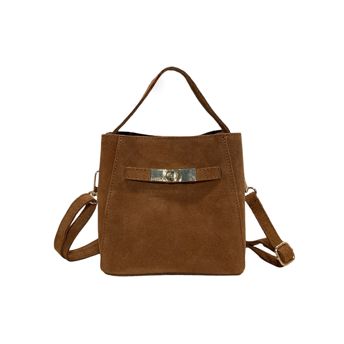 Sac Seau en Cuir Suède Mélodie