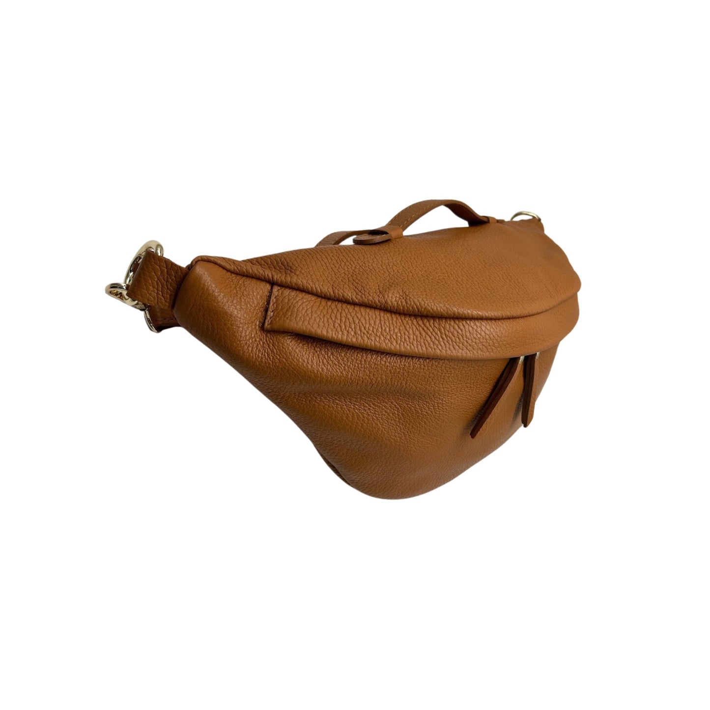 SAC BANANE CUIR GRAINE 39CM LOUNA