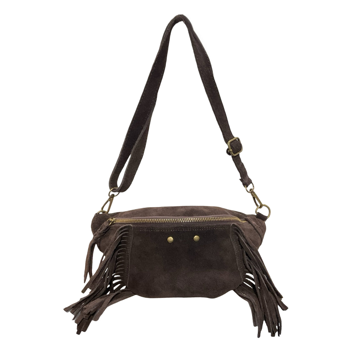 SAC BANANE CUIR SUEDE ESPERANZA