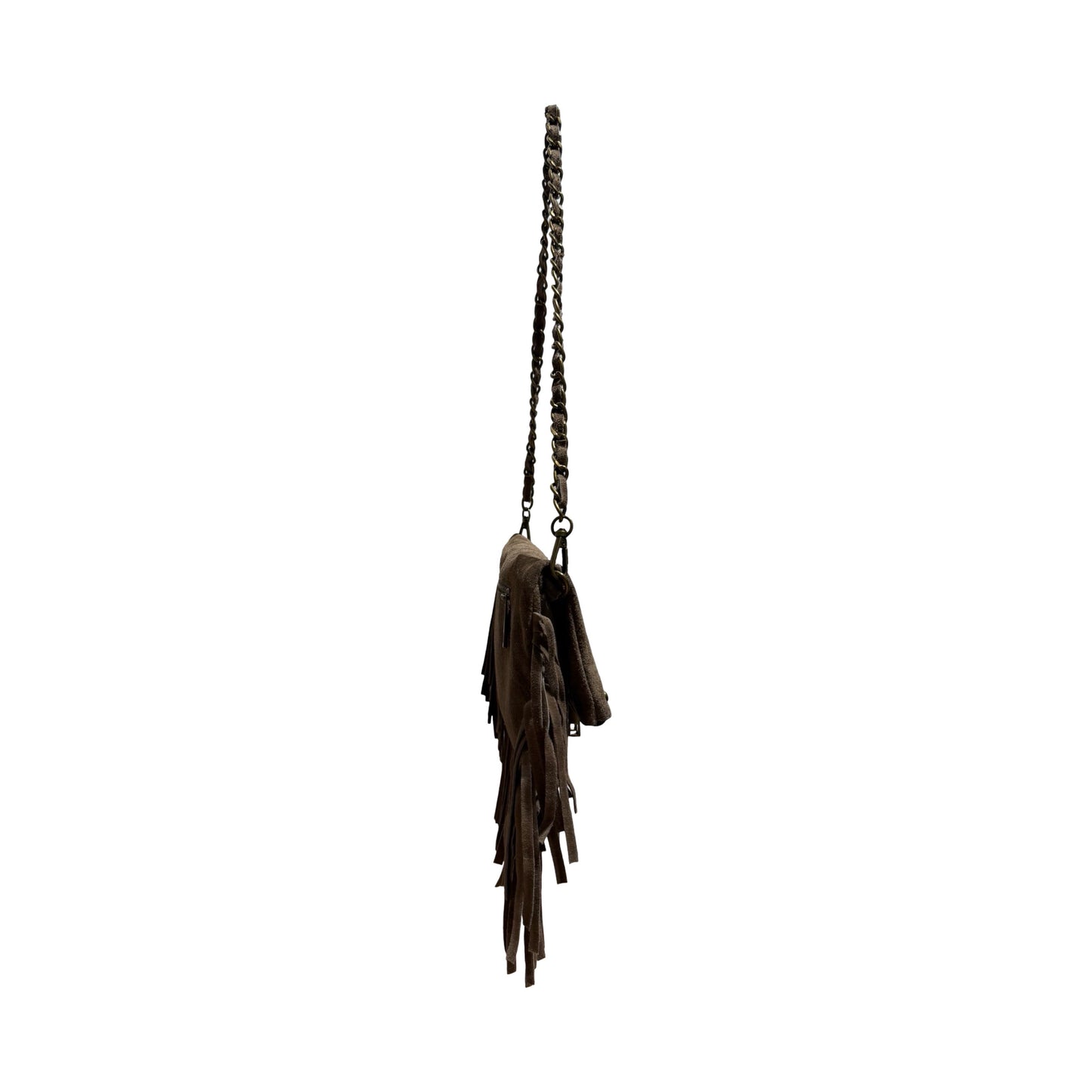 POCHETTE CUIR SUEDE MEDIUM